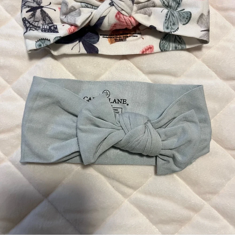 Set of 3 Caden Lane bamboo bows size 0-3 months - Picture 2 of 5